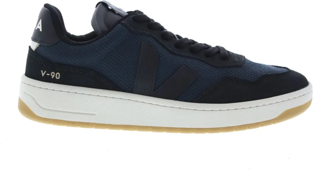 Heren Sneakers Veja Veja V-90 Nautico Black Zwart