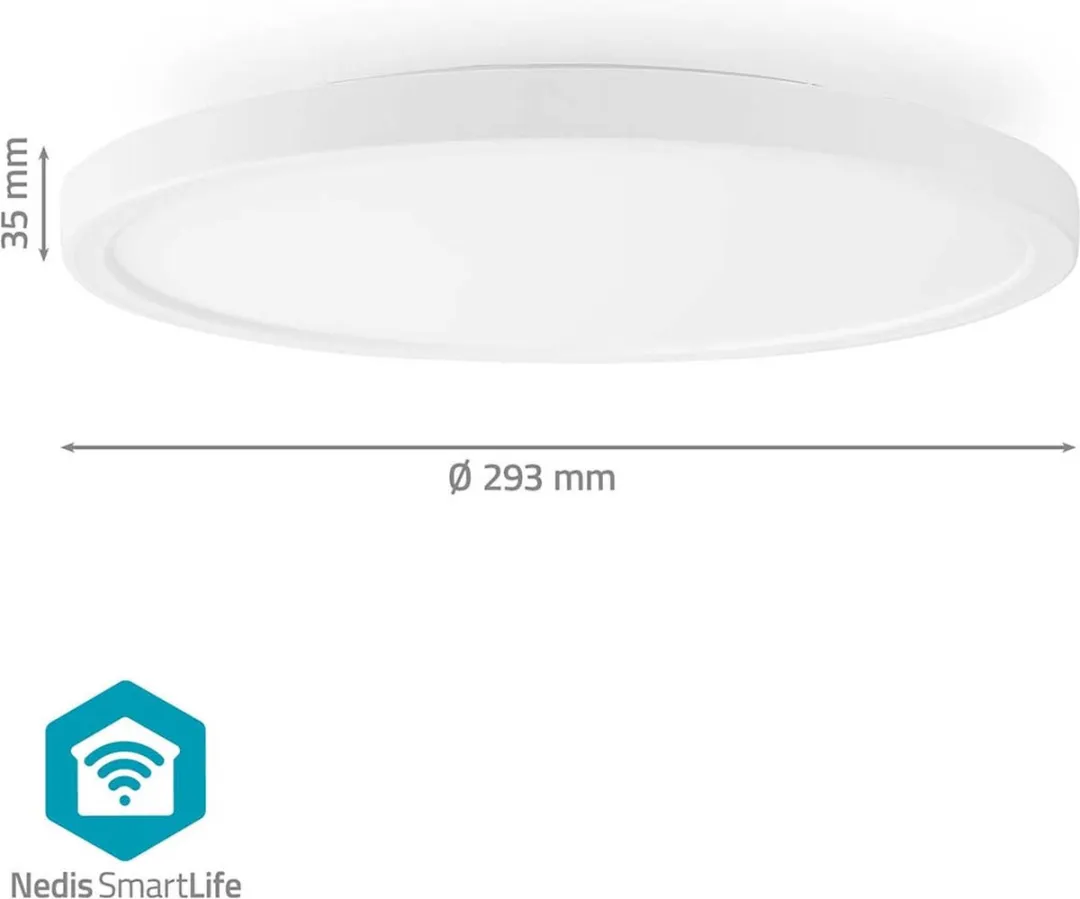 Nedis SmartLife Plafondlamp RGBW Ø29cm 1800lm