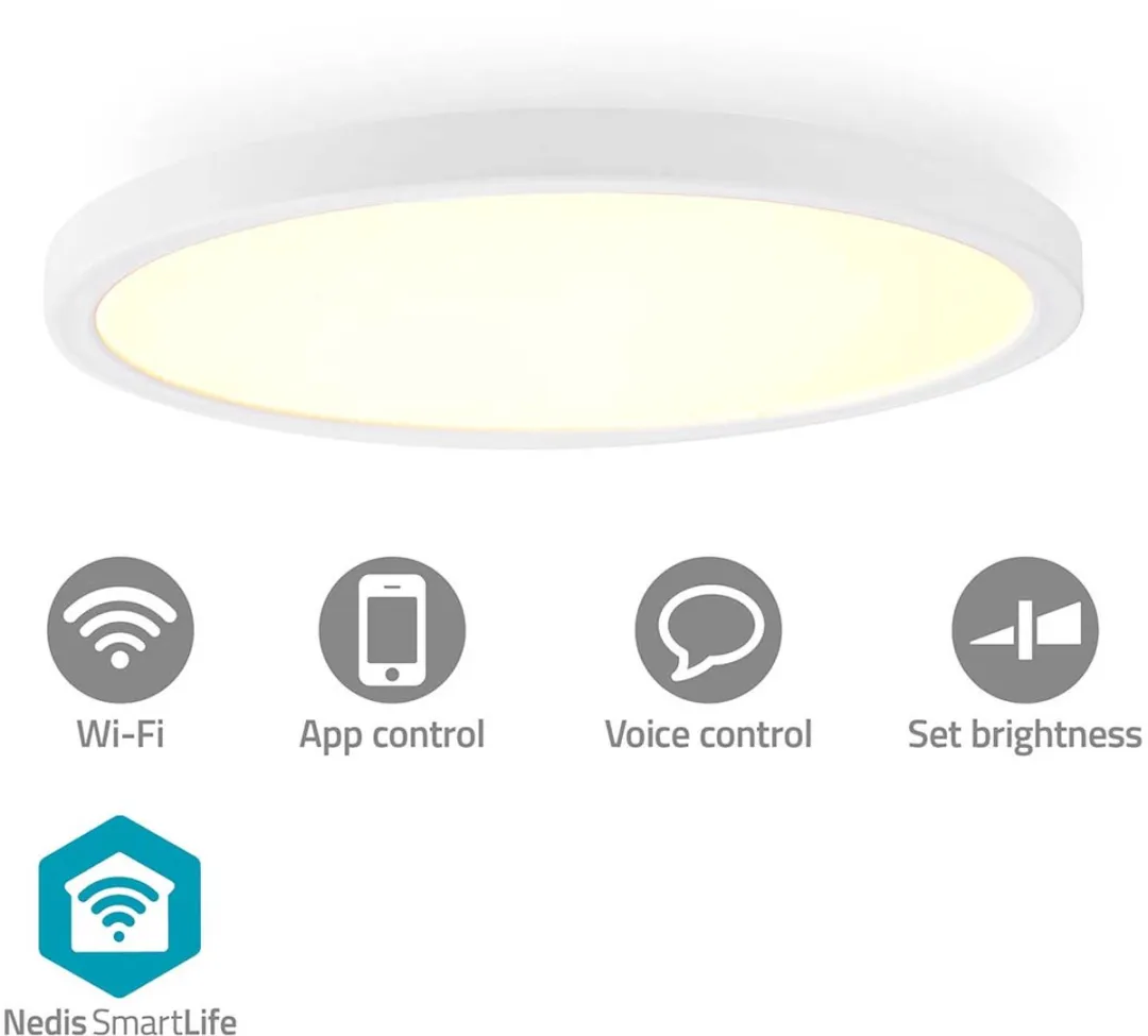 Nedis SmartLife Plafondlamp RGBW Ø29cm 1800lm