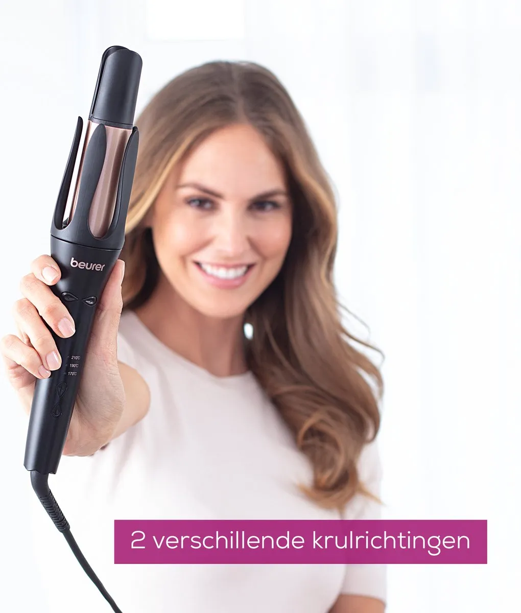 Beurer HT 75 Automatische Krultang - 3 Temperaturen - Keramisch/Turmalijn - Zwart