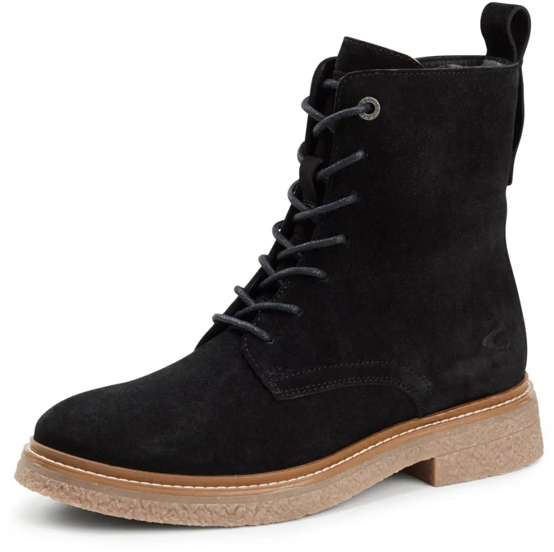 camel active Enkelboot van echt leer