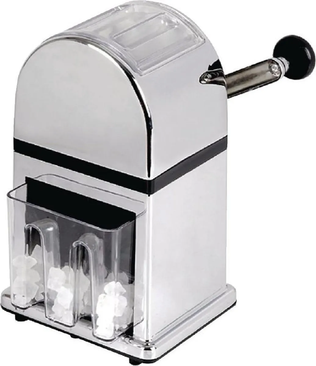 Olympia RVS IJscrusher met Schep