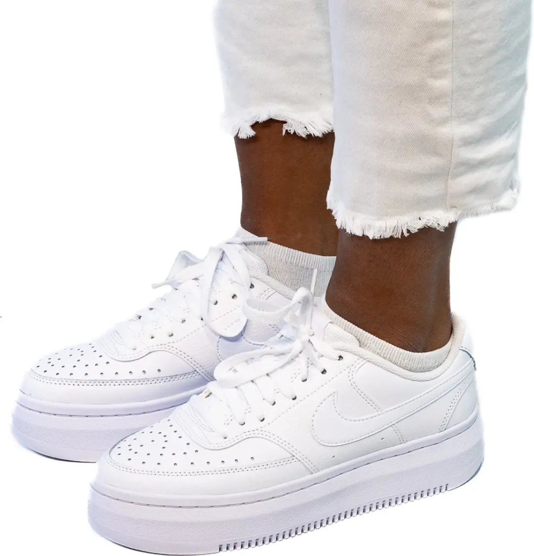 Nike Court Vision Alta Dames Sneakers - Wit - 36.5 - afbeelding 5 van 6