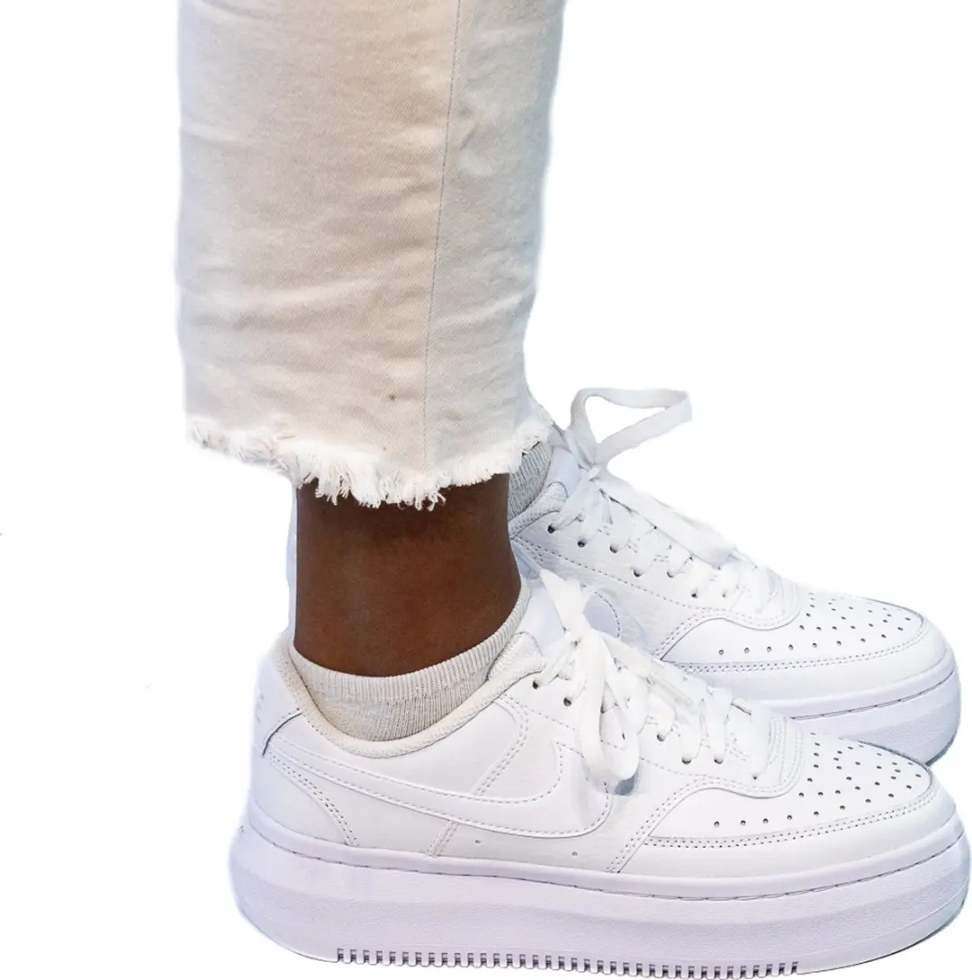 Nike Court Vision Alta Dames Sneakers - Wit - 36.5 - afbeelding 4 van 6