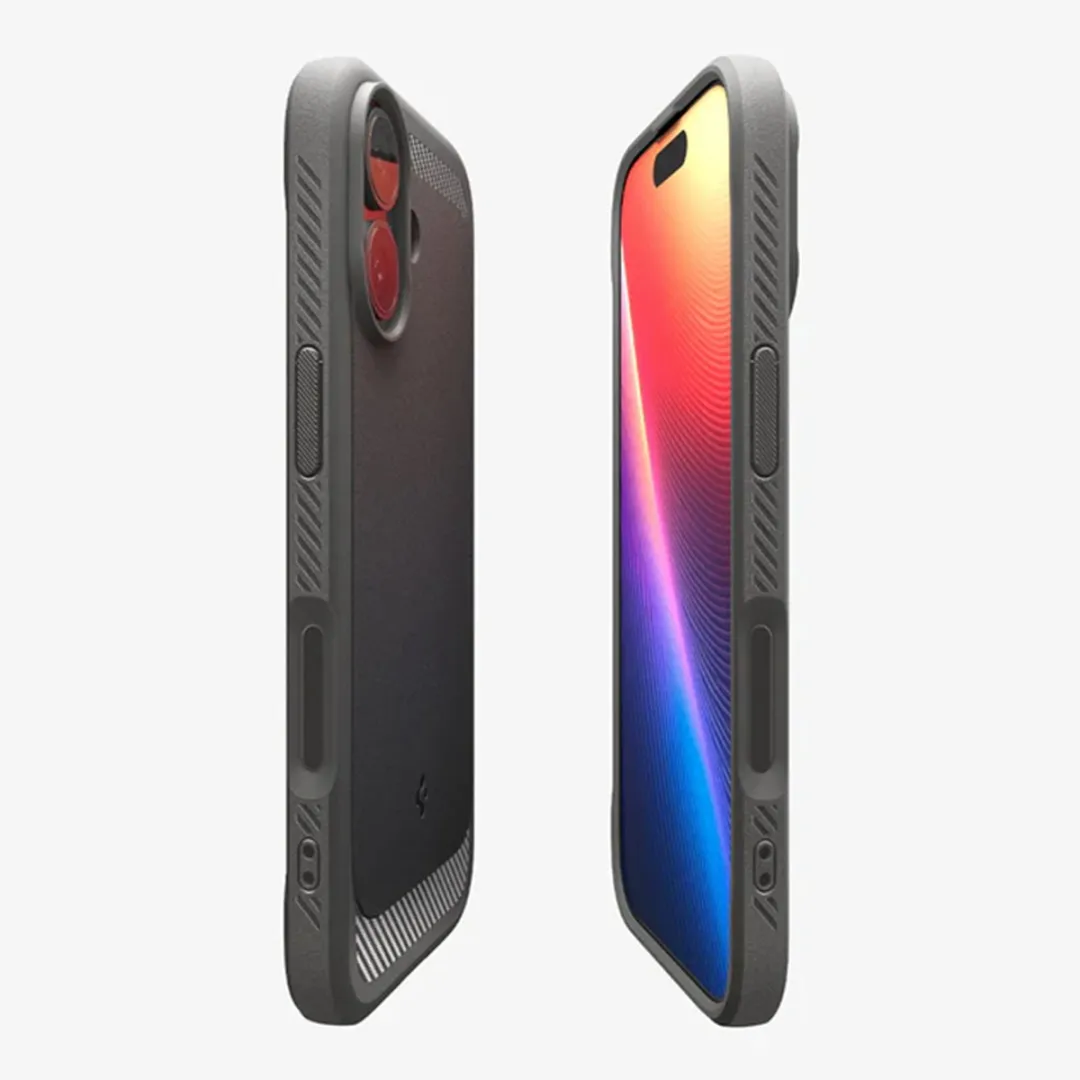Spigen Rugged Armor MagSafe iPhone 17 Backcover - Grijs - afbeelding 6 van 6