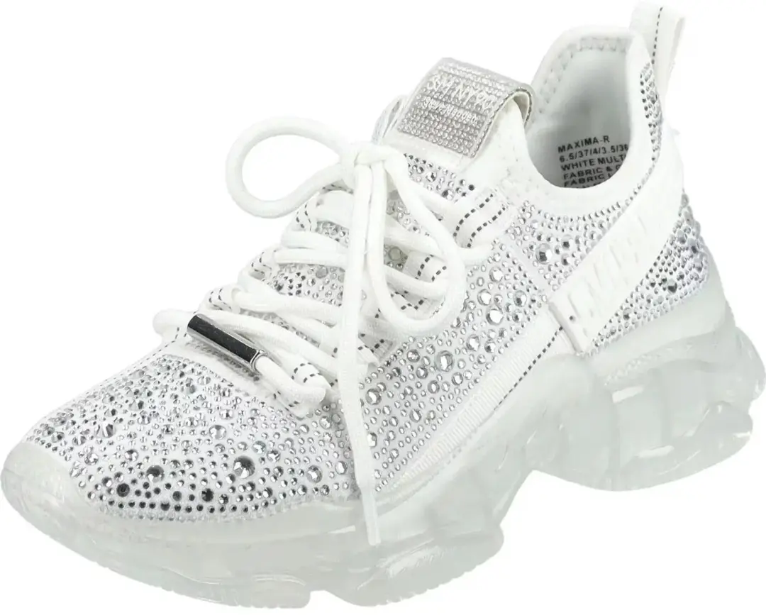 Steve Madden Maxima-R Damestrainers - Grijs - afbeelding 2 van 2