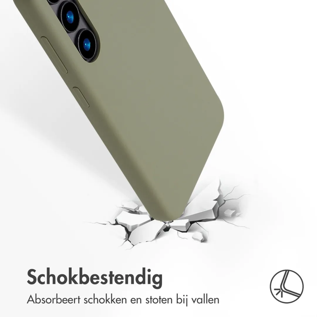 Accezz Hoesje Samsung Galaxy S24 Olijfgroen - Magnetische Ring - afbeelding 6 van 6