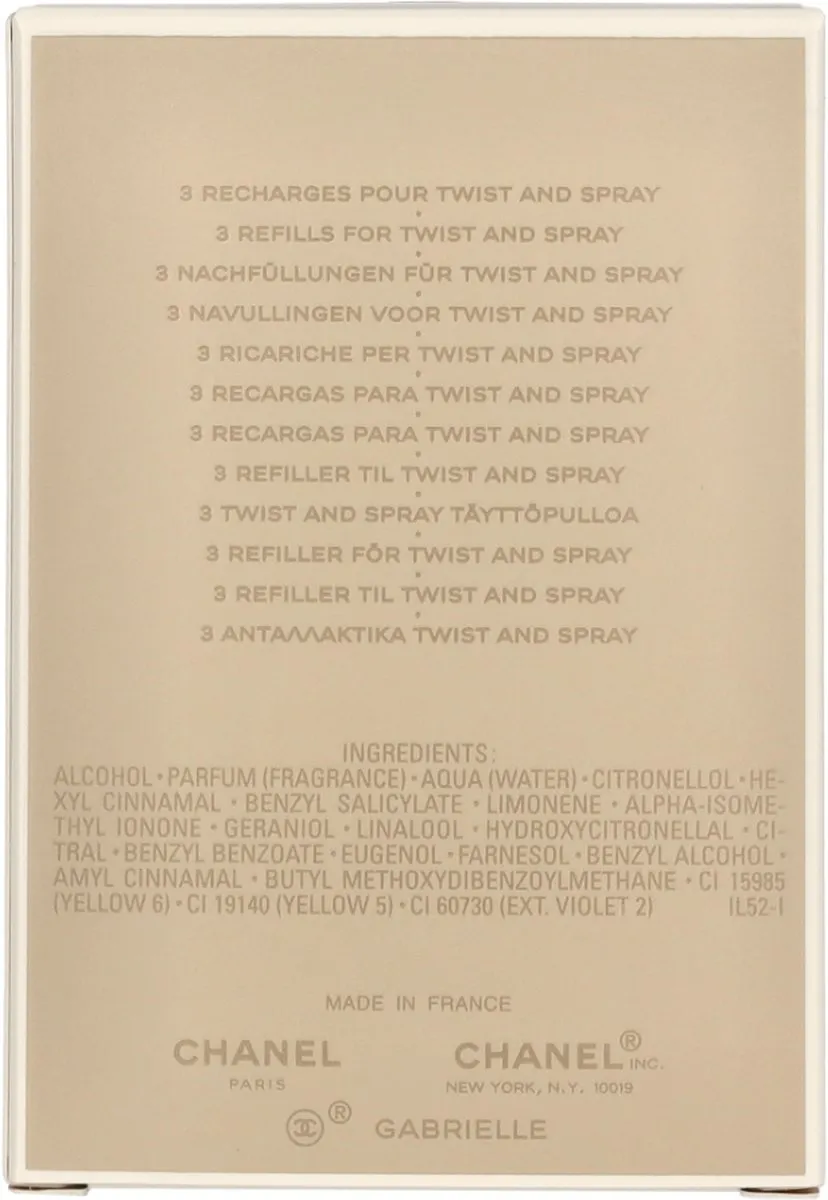 Chanel Gabrielle Essence Eau de Parfum - 3x 20ml - afbeelding 6 van 6