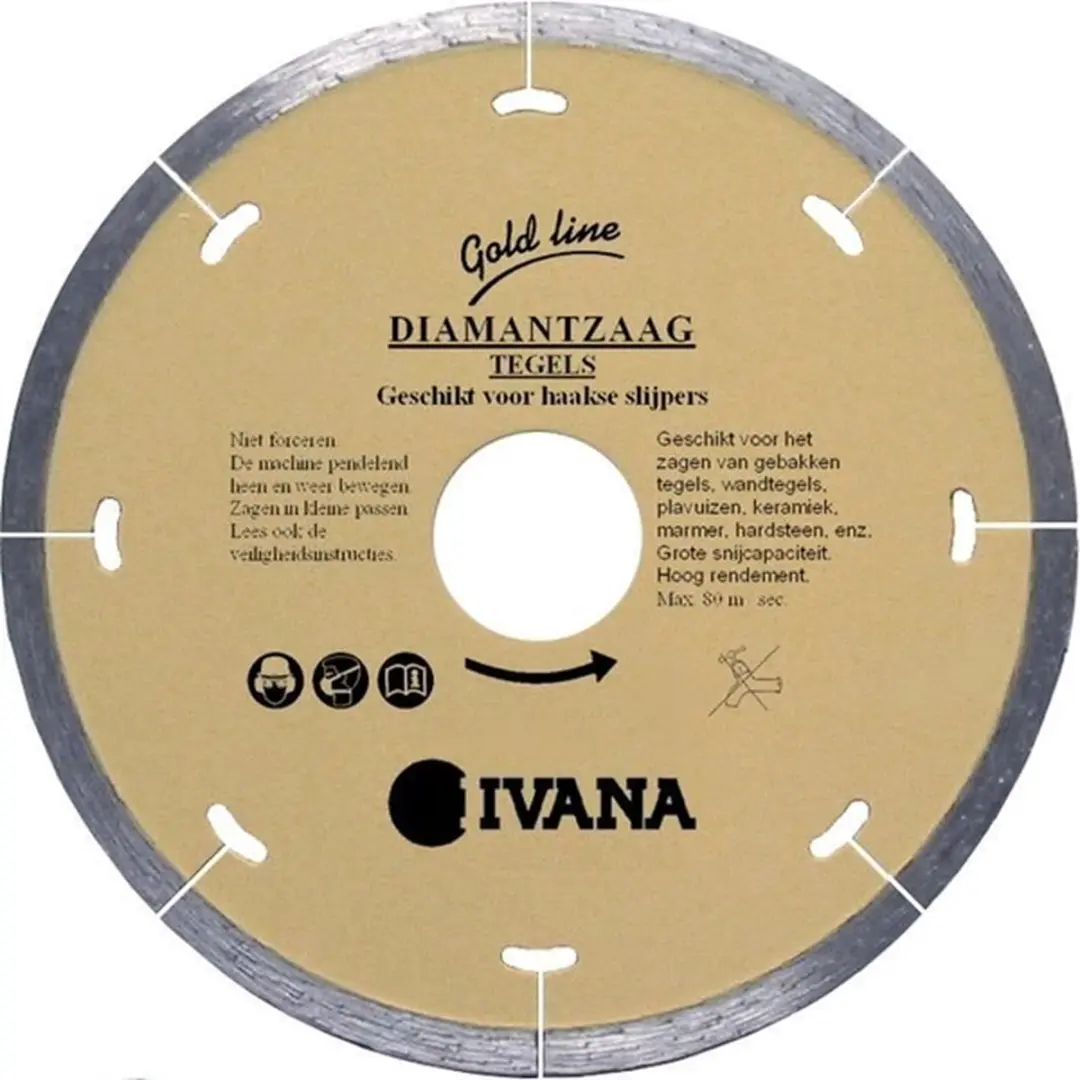 Ivana Diamantzaag Tegels Basic Ã˜115x22.23mm
