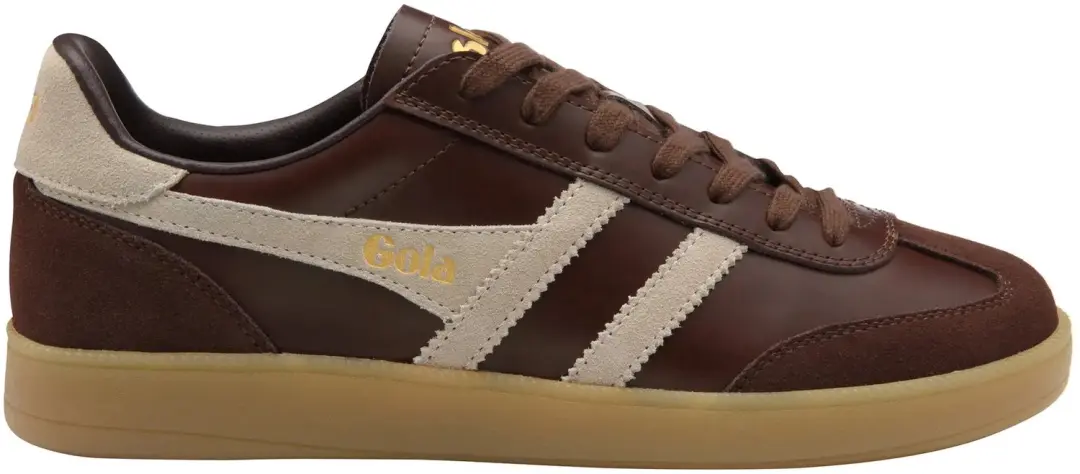 Gola Viper Serra Baskets - Dark Brown/Bone/Gum - afbeelding 3 van 4