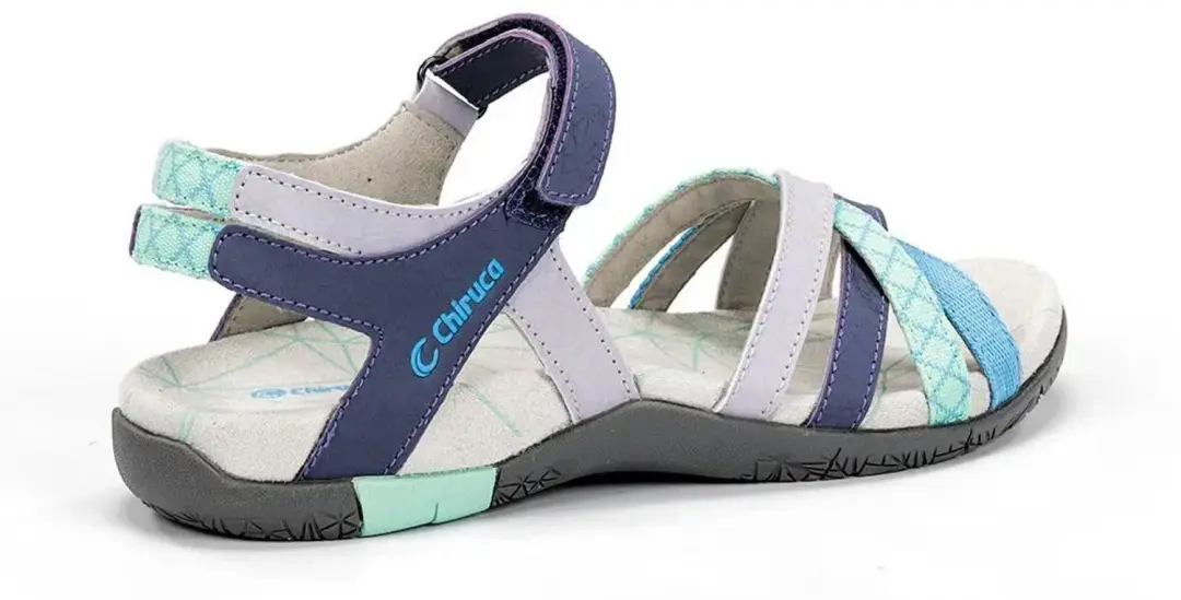 Chiruca Malibu 25 Damessandalen - Navy Blauw/Groen - 40 - afbeelding 2 van 2
