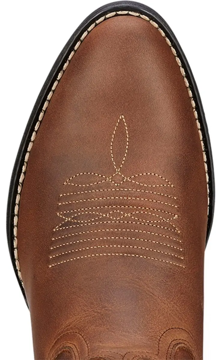 Ariat Heritage Western R Toe Dames Western Laarzen - Bruin - afbeelding 4 van 6