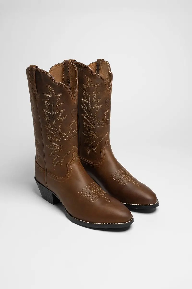 Ariat Heritage Western R Toe Dames Western Laarzen - Bruin - afbeelding 5 van 6