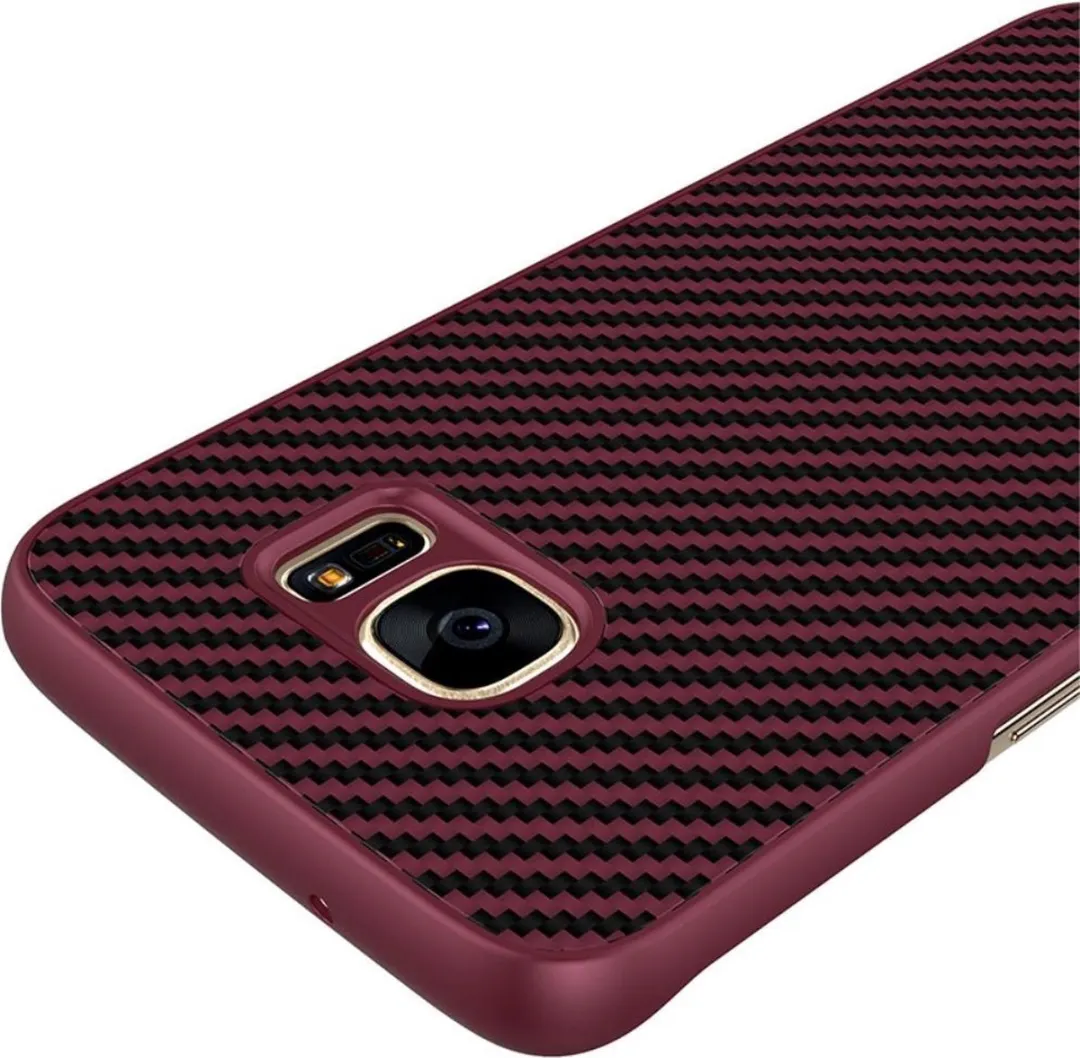 Nillkin Samsung Galaxy S7 Edge Hoesje Carbon Rood - 6902048122659 - afbeelding 6 van 6