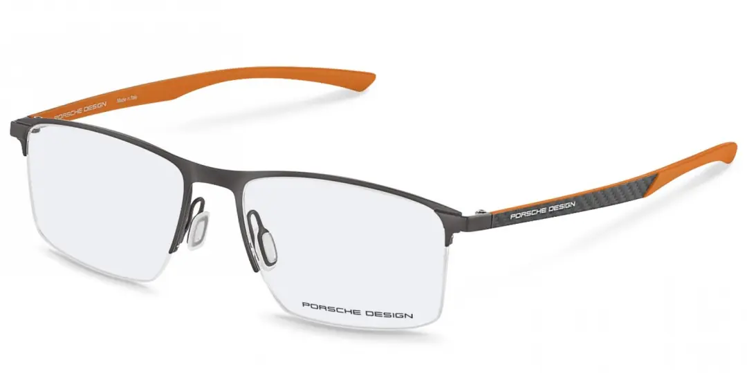 Porsche Design P8752 Dark grey, orange 55/17/140 MAN Brilmonturen
