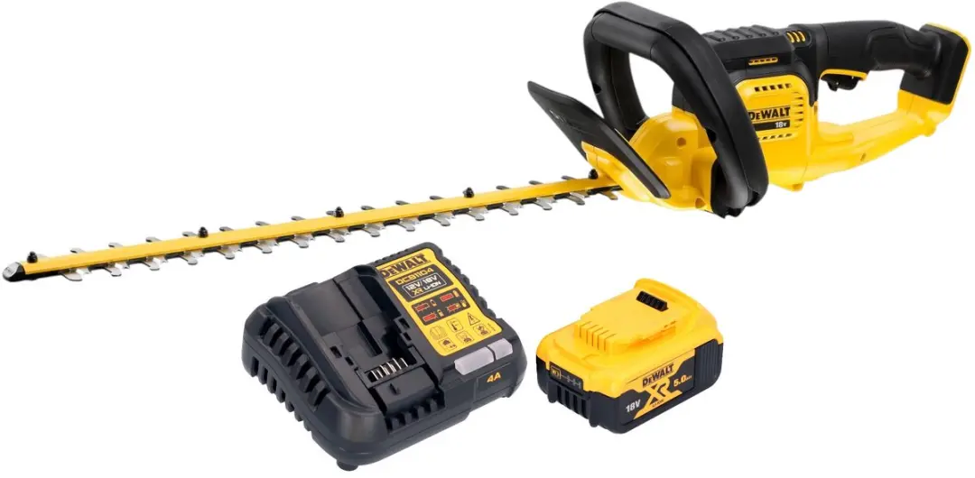 Dewalt DCMHT 563 P1 accu-heggenschaar 18 V 55 cm + 1x accu 5,0 Ah + oplader