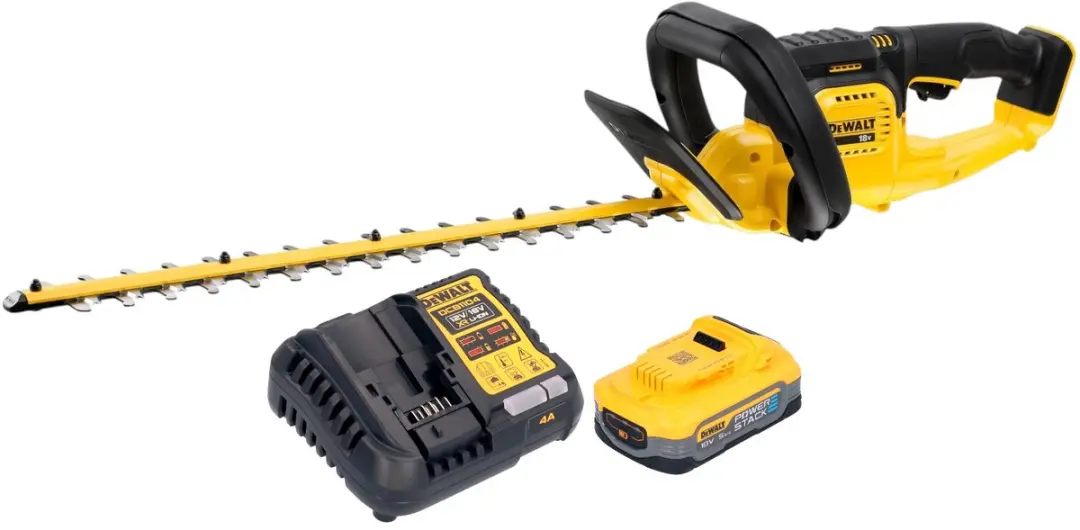 Dewalt DCMHT 563 H1 accu-heggenschaar 18 V 55 cm + 1x Powerstack-accu 5,0 Ah + o