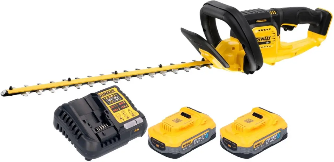 Dewalt DCMHT 563 H2 accu-heggenschaar 18 V 55 cm + 2x Powerstack-accu 5,0 Ah + o