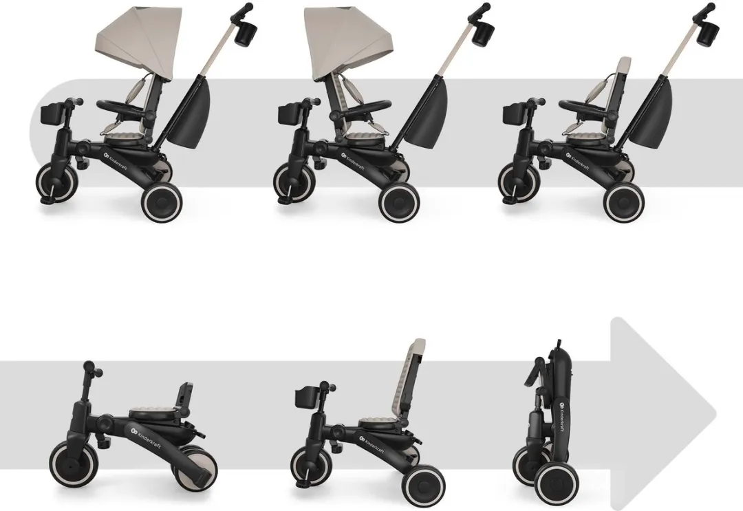 KinderKraft JAZZ 3 Driewieler Beige
