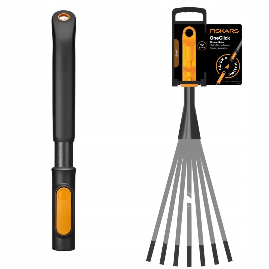 Fiskars OneClick Smalle bloemengras + Korte steel 29cm