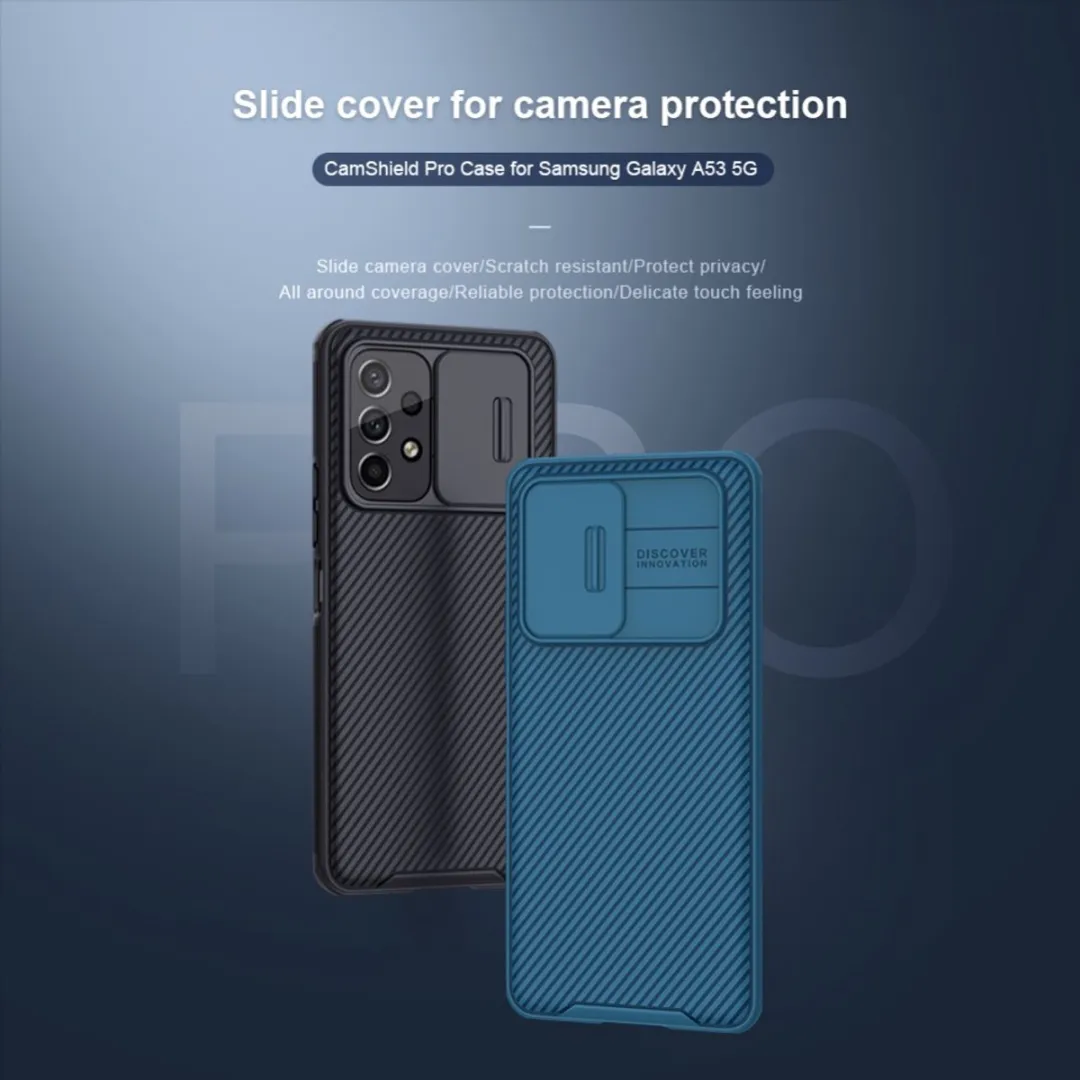 Nillkin CamShield Pro Hoesje Samsung Galaxy A53 5G - Zwart