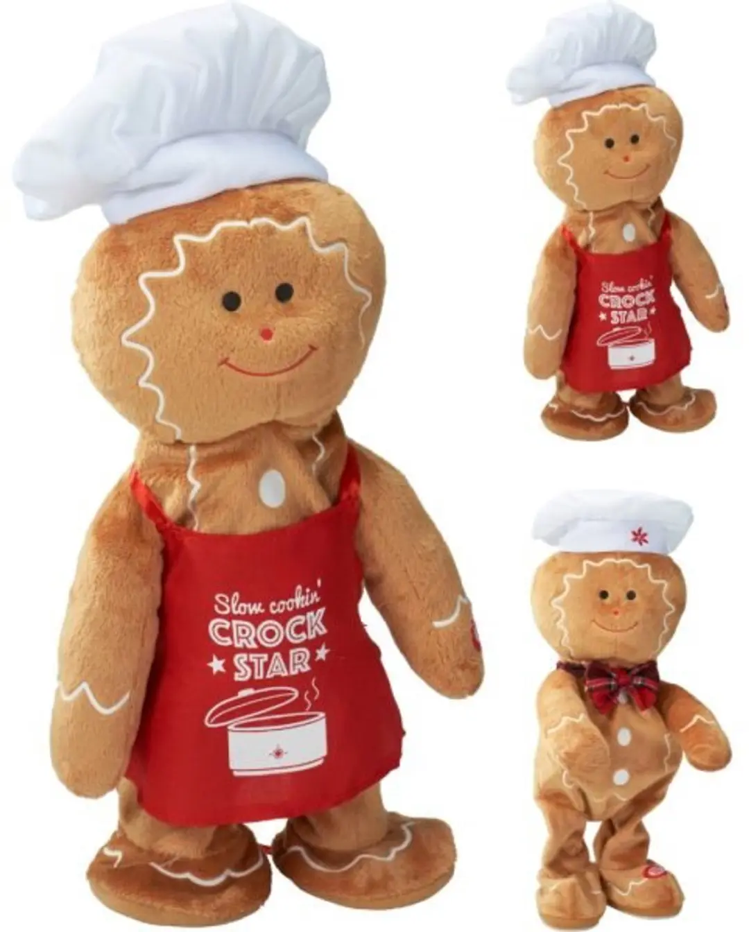 Dansende Kerstfiguur Gingerbreadman Assorti product (per stuk)