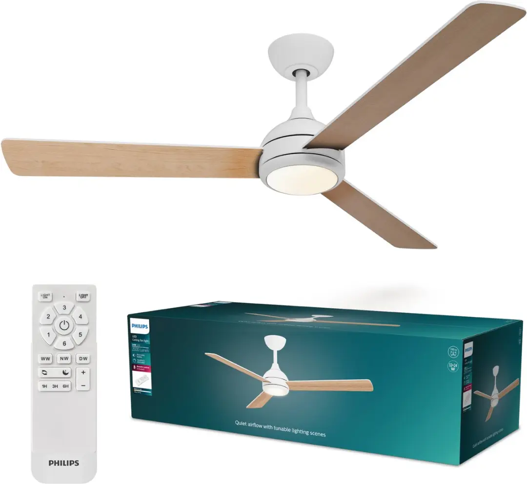 Philips Velyx Plafondventilator met LED 132cm