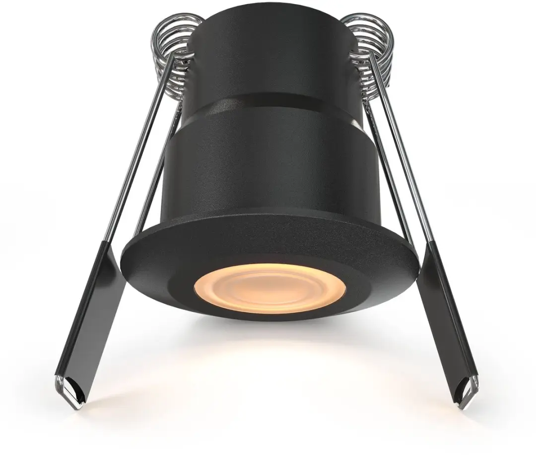 Ledvion LED Inbouwspot ø35mm IP65 3W Zwart 2700K