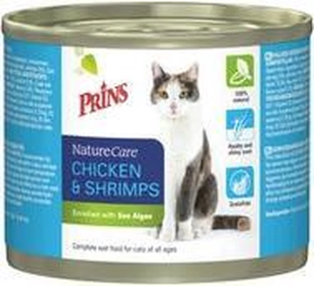 Prins NatureCare Kat Voer - Kip & Garnalen 6x200g - afbeelding 6 van 6