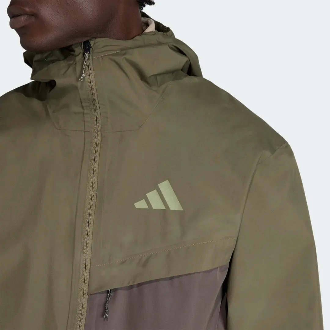 adidas Terrex Multi 2 Layer Climaproof Regenjack - Groen - afbeelding 5 van 6