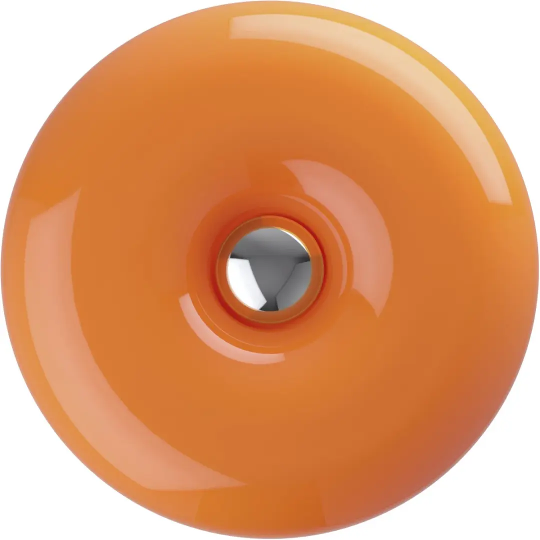 EGLO Basile Tafellamp - LED - Ø30cm - Chroom/Oranje - afbeelding 2 van 6
