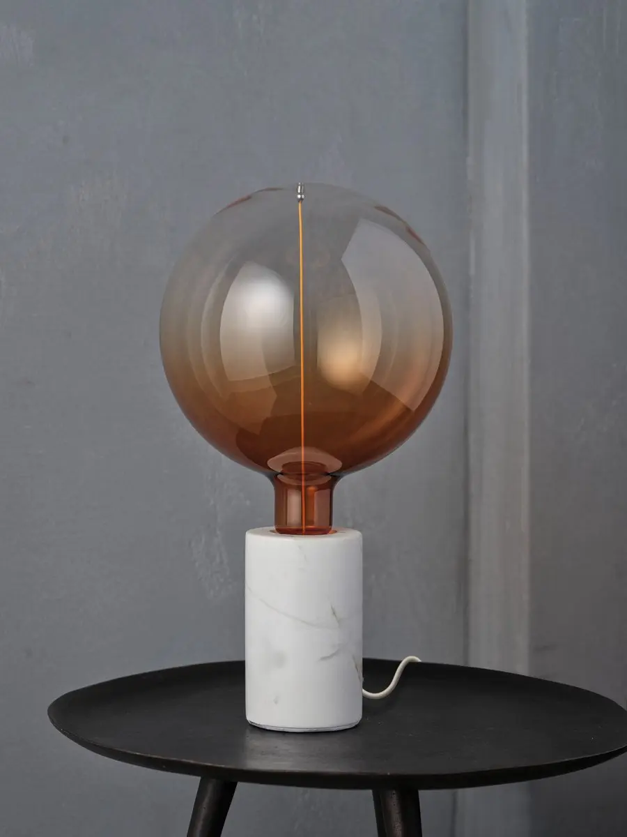 Osram Decor Marble Base Tafellamp - E27 Dimbaar - Wit - afbeelding 4 van 6