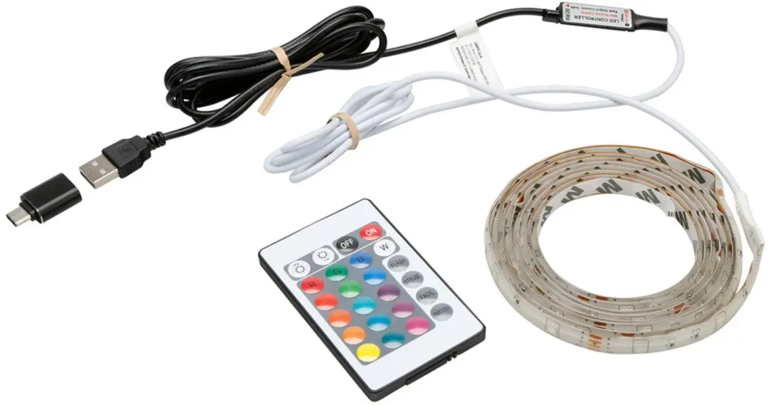 RGB Ledstrip met USB-aansluiting