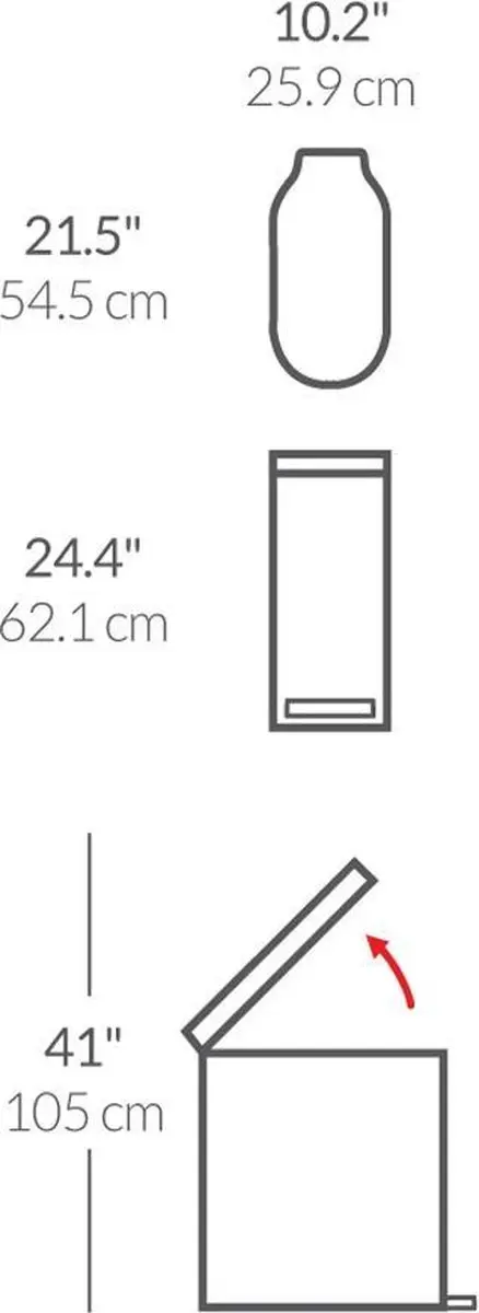 Simplehuman Afvalemmer
