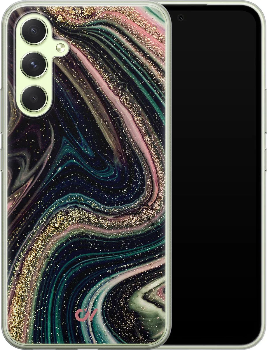 Casevibes Galaxy A54 Hoesje - Marble Twilight - Multi