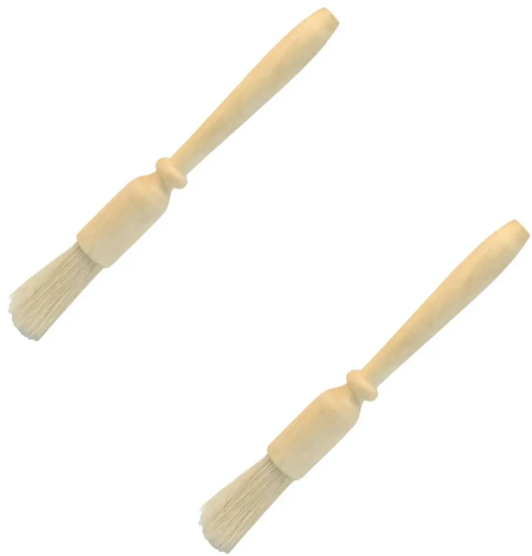 Set van 2 Keuken- en bakborstels 18 cm van varkenshaar Fackelmann Wood Edition