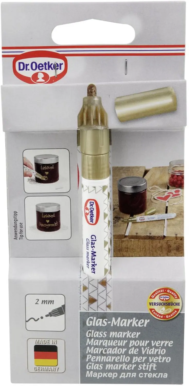 Viltstift voor glas Dr Oetker Jam