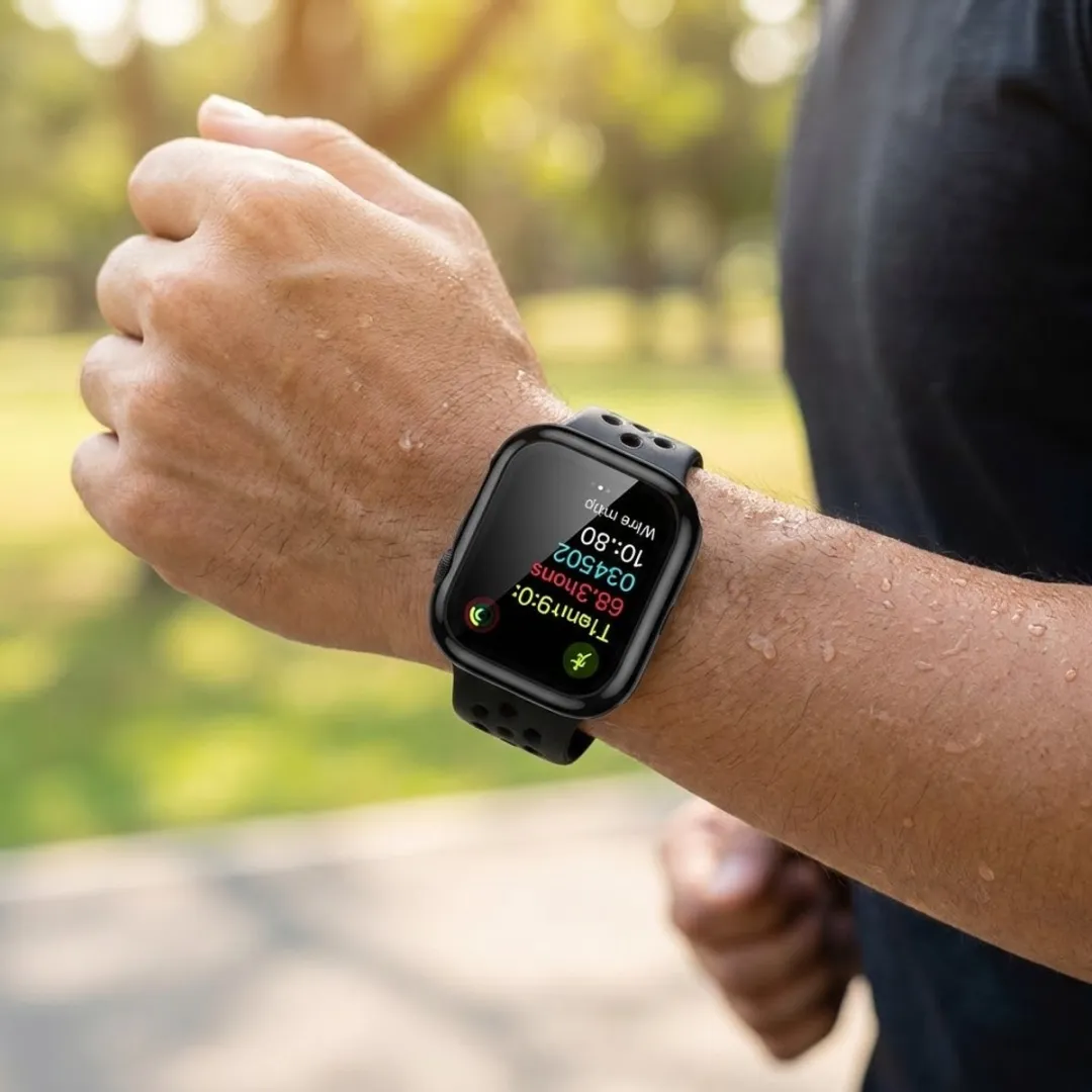 NUVEX Smartwatch Screenprotector 42mm - Zwart - 4 Stuks