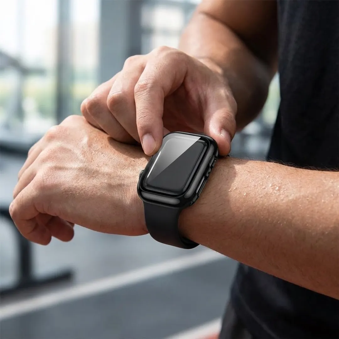 NUVEX Smartwatch Screenprotector 42mm - Zwart - 4 Stuks