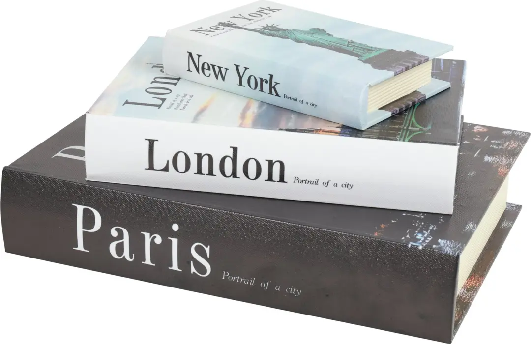 Opbergbox set zwart/wit