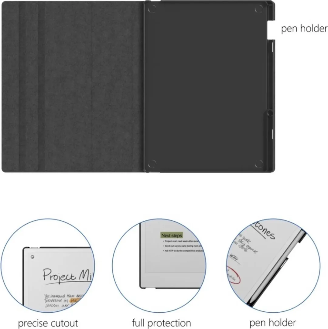 reMarkable Paper Pro Marker Plus - 11.8" Tablet 64GB - Draaibare Grijze Folio - afbeelding 6 van 6