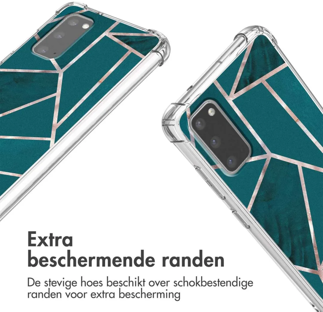 Imoshion Hoesje Samsung Galaxy S20 - Petrol Green Graphic