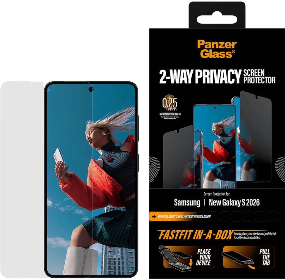 PanzerGlass PG52412 Screenprotector - Samsung Galaxy S26 - Zwart