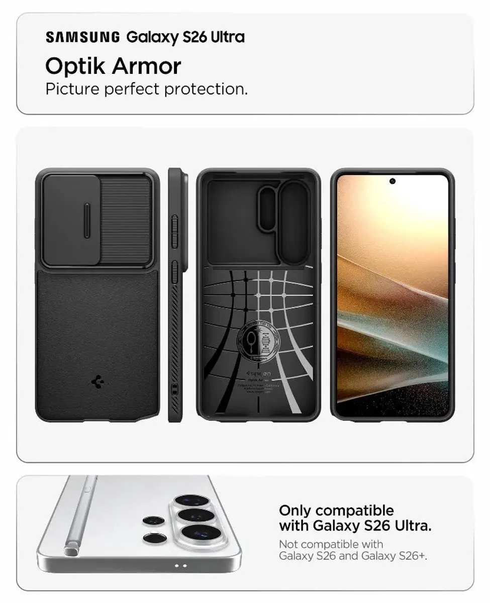 Spigen Optik Armor Camera Slider ACS10687 - Zwart