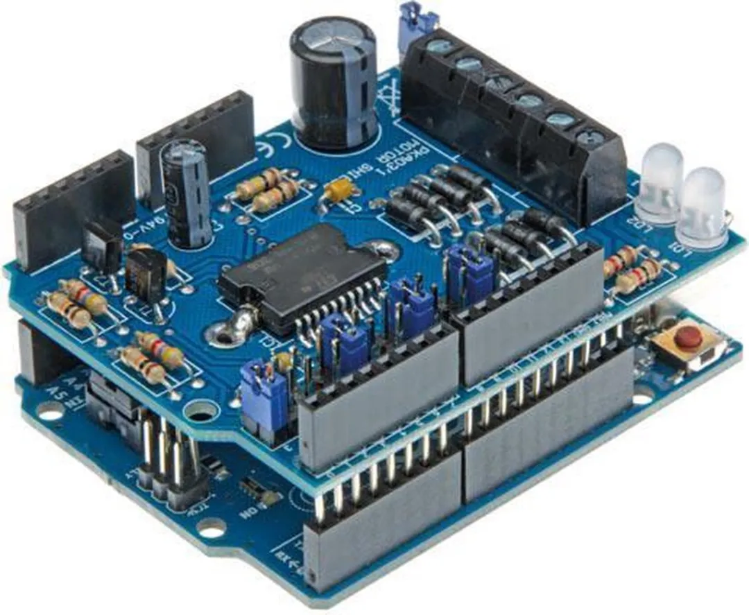 Whadda WPSH03 Motor & Power Shield Arduino - Blauw/Zwart
