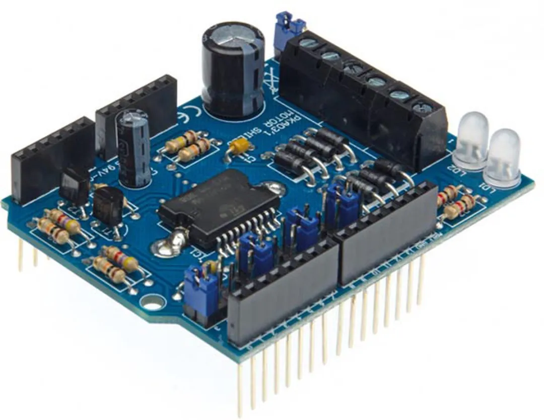 Whadda WPSH03 Motor & Power Shield Arduino - Blauw/Zwart