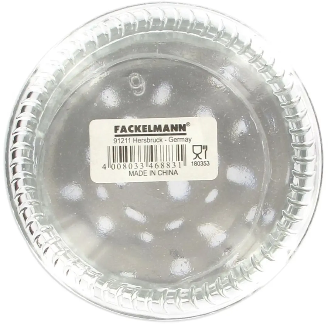 Parmezaan- en poedersuikerstrooier van glas 13 cm Fackelmann