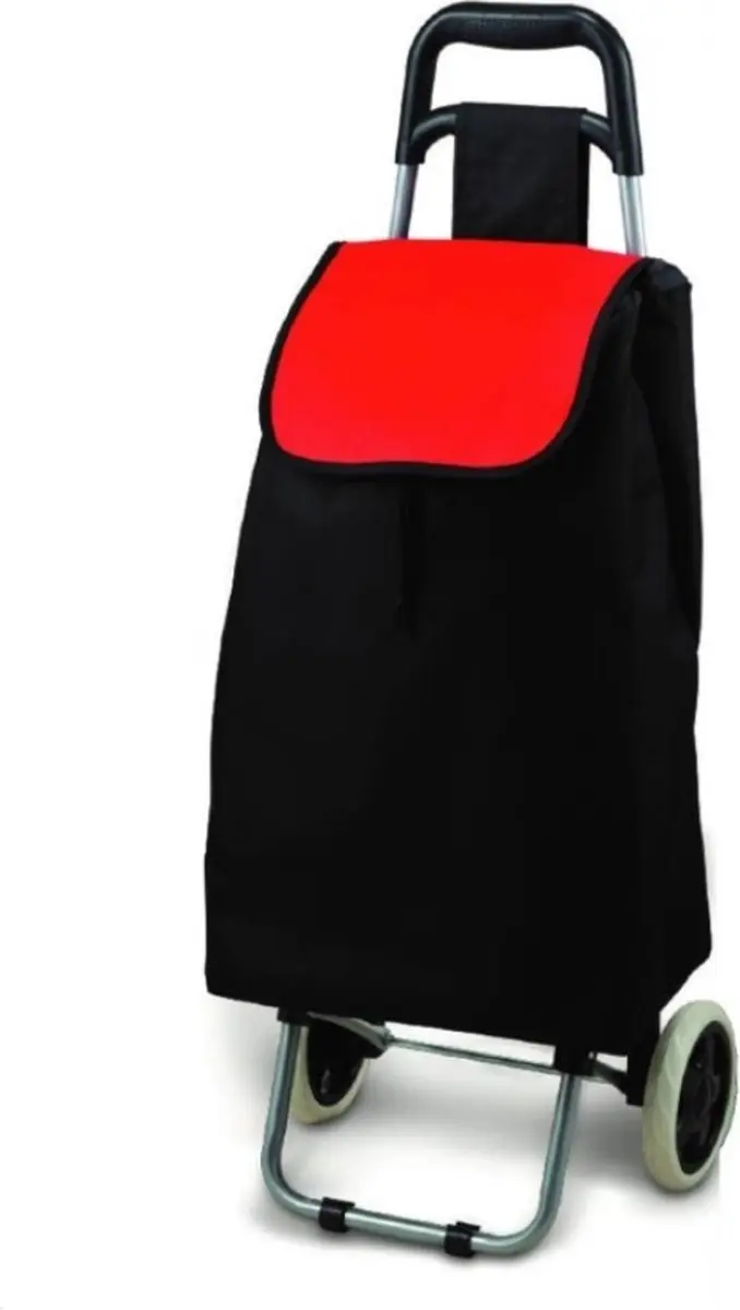 Premium Boodschappentrolley Zwart