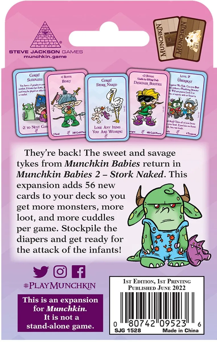 Steve Jackson Games Munchkin Babies 2 Stork Naked Uitbreiding - 1528SJG