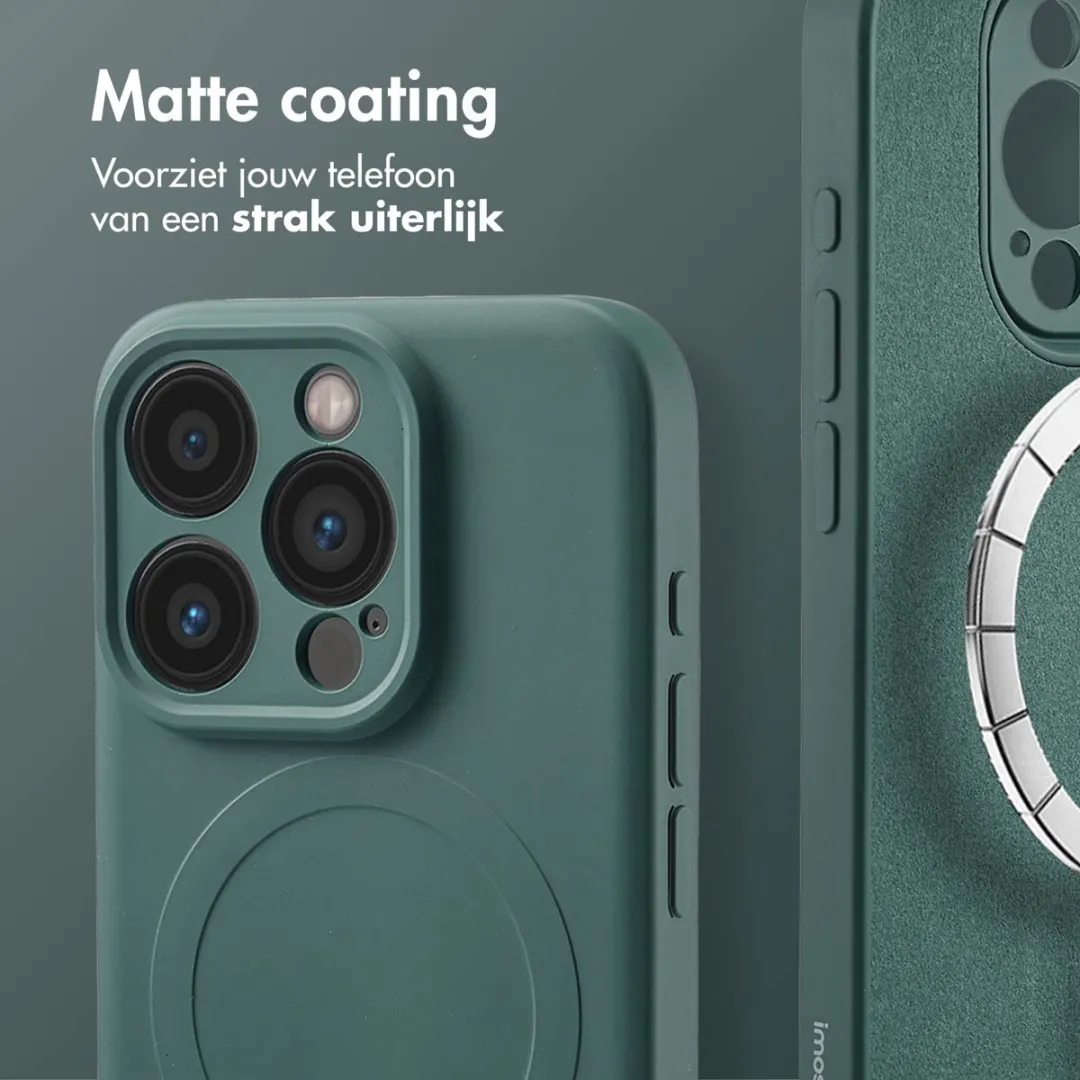 Imoshion Hoesje iPhone 15 Pro - Donkergroen - MagSafe